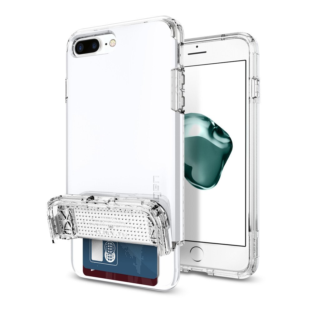фото Чехол spigen для iphone 7 plus / 8 plus - flip armor - белый - 043cs21047