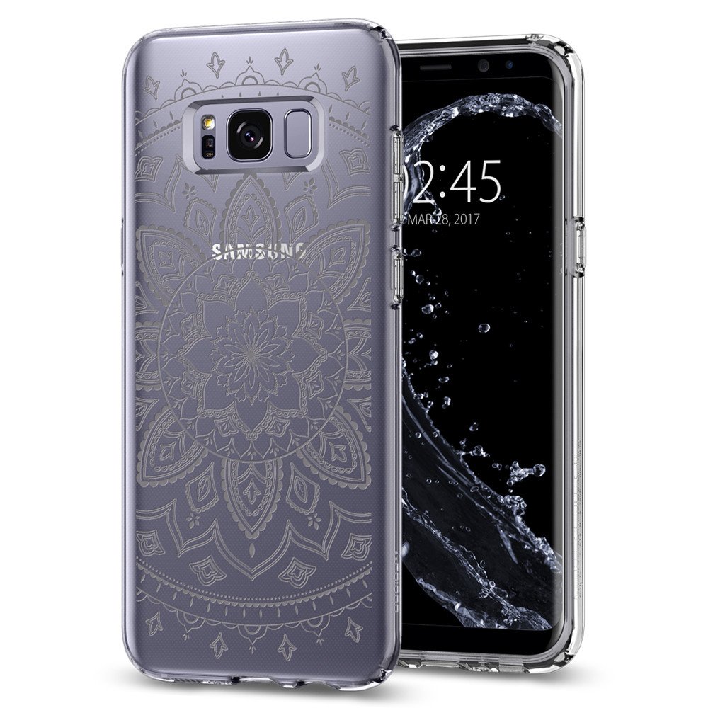 фото Чехол spigen для galaxy s8 plus - liquid crystal - прозрачное солнце - 571cs21666