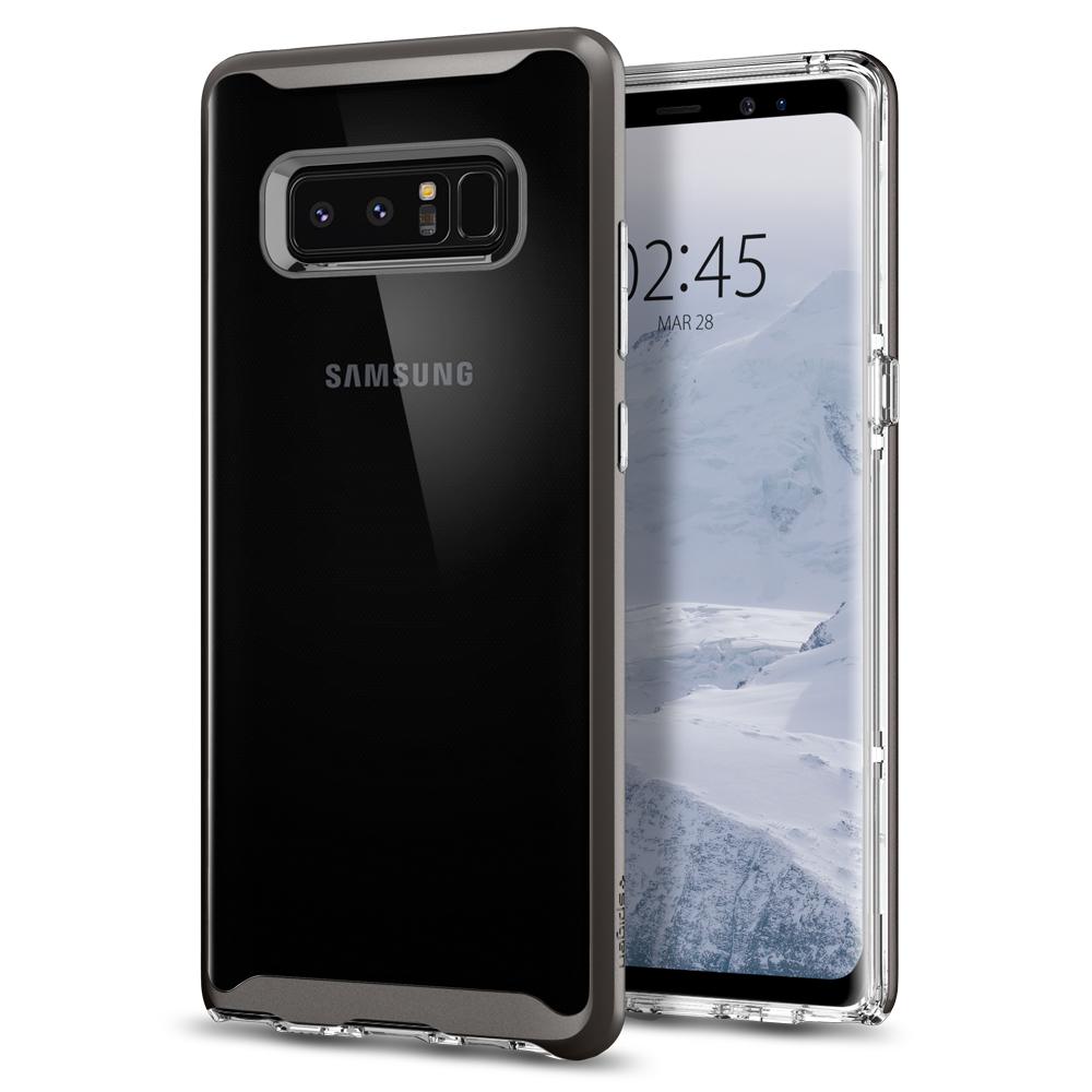 фото Чехол spigen для galaxy note 8 - neo hybrid crystal - темно-серый - 587cs22092