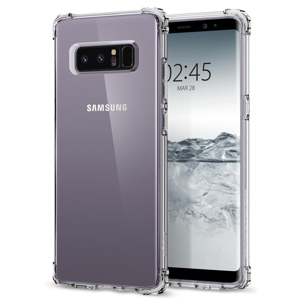 фото Чехол spigen crystal shell для galaxy note 8 кристально-прозрачный