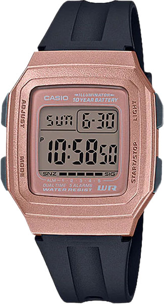 фото Наручные часы кварцевые женские casio f-201wam