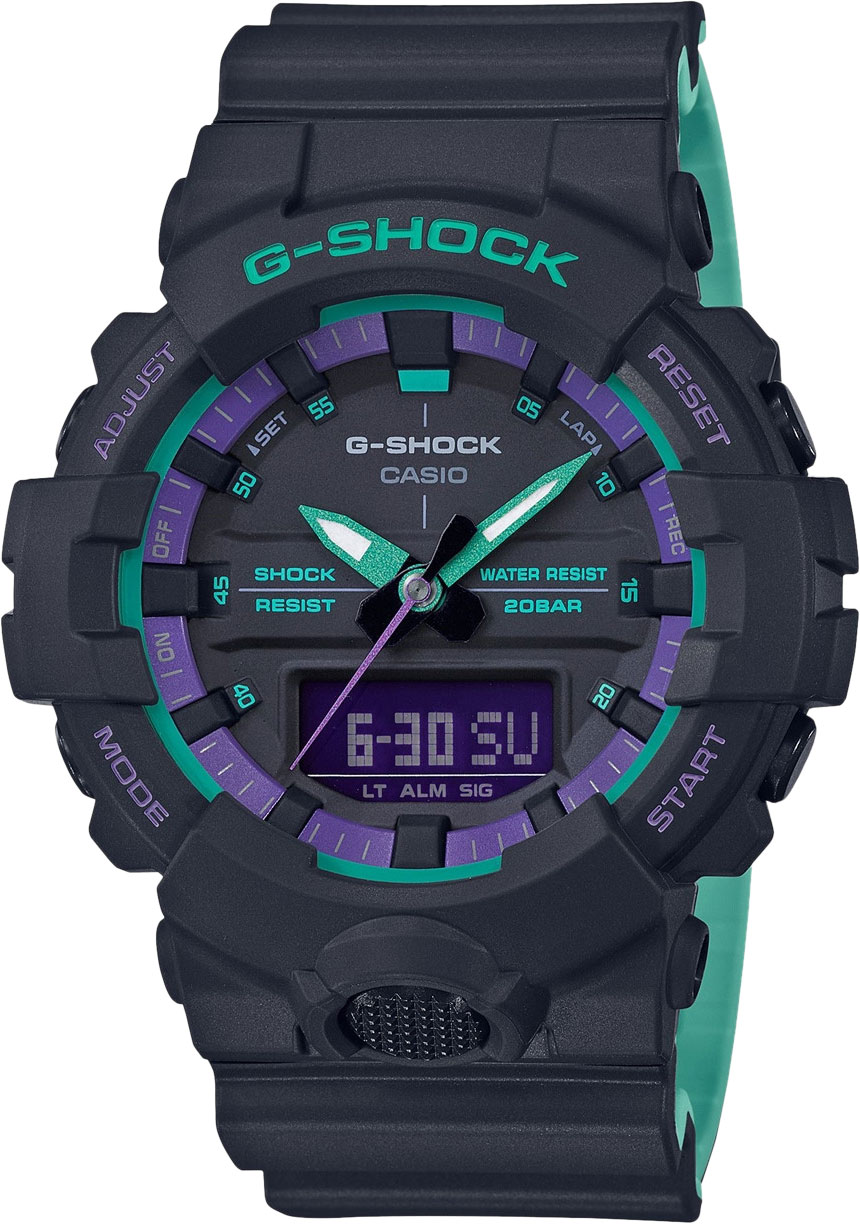 фото Японские наручные часы casio g-shock ga-800bl-1aer