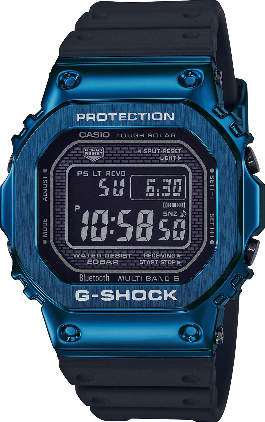 фото Японские наручные часы casio g-shock gmw-b5000g-2er с хронографом