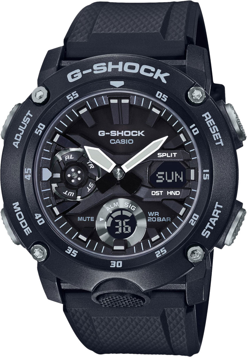 фото Японские наручные часы casio g-shock ga-2000s-1aer с хронографом