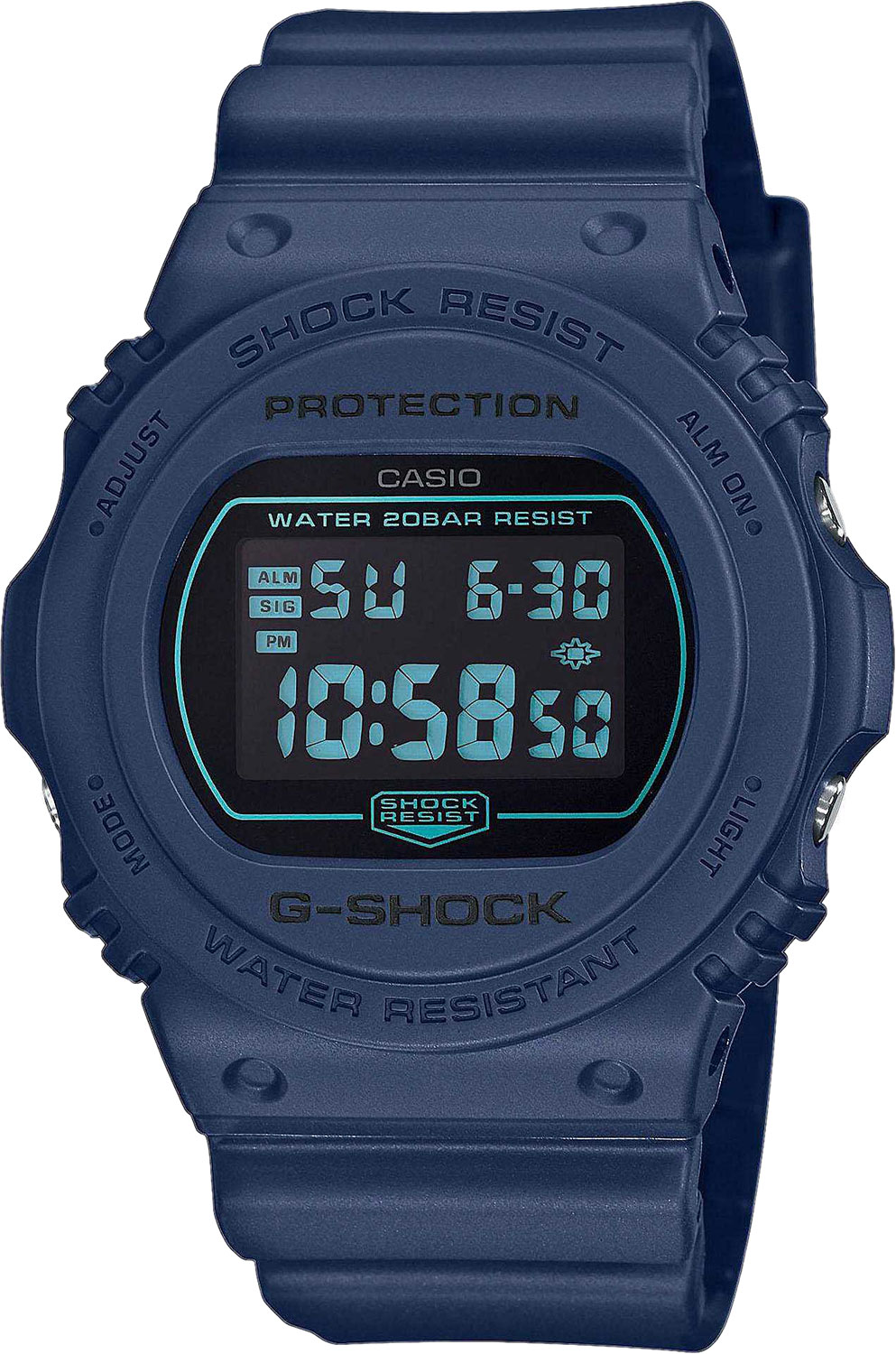 фото Японские наручные часы casio g-shock dw-5700bbm-2er с хронографом