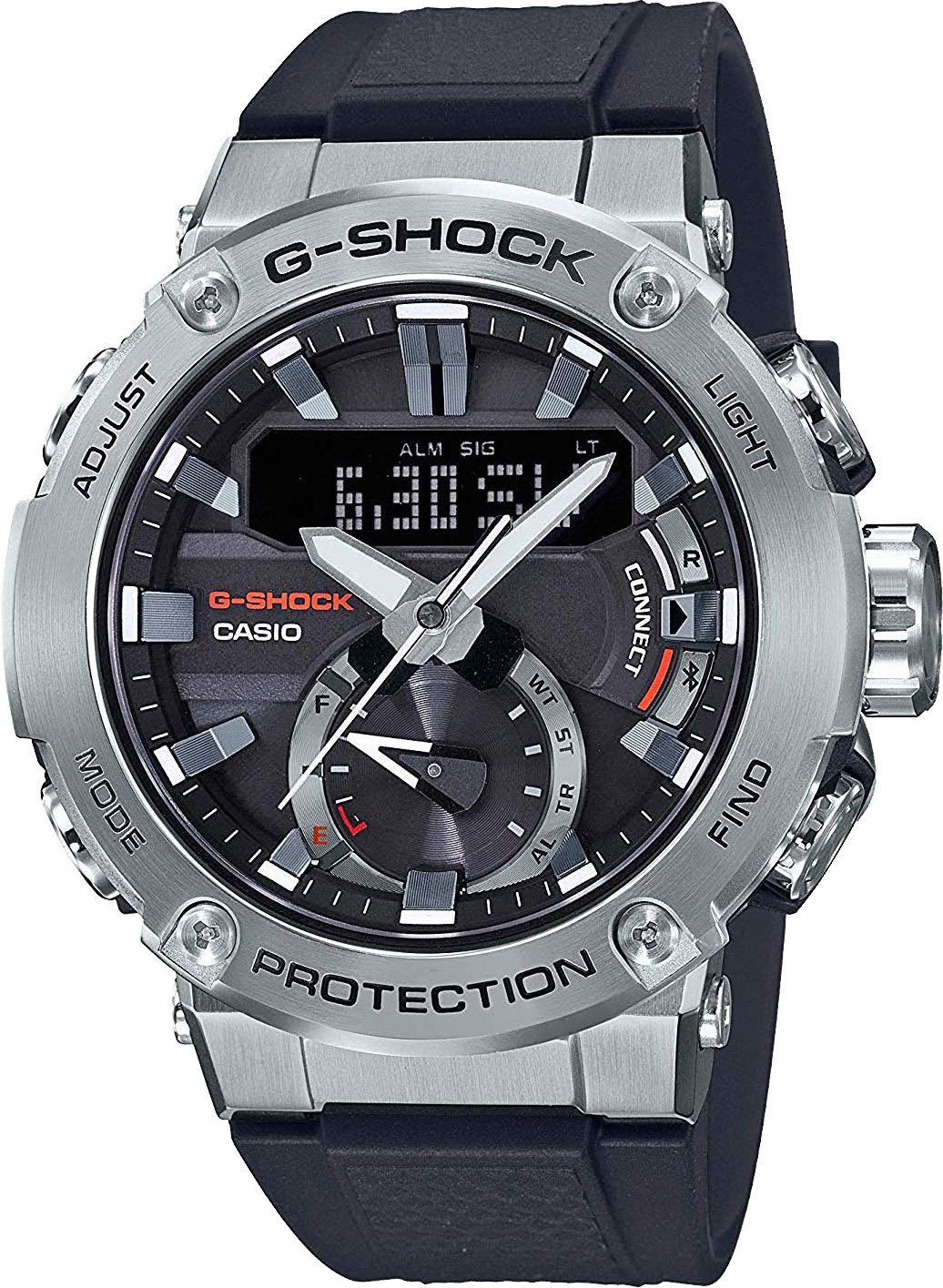 фото Японские наручные часы casio g-shock gst-b200-1aer с хронографом