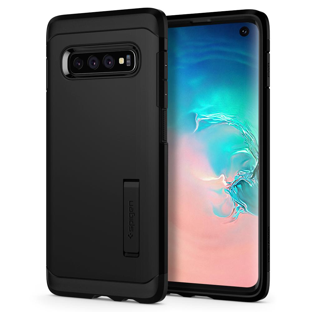 

Чехол Spigen для Galaxy S10 - Tough Armor - Черный - 605CS25805, Tough Armor