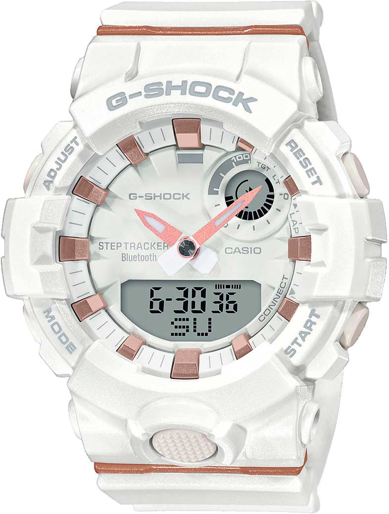 фото Японские спортивные наручные часы casio g-shock gma-b800-7aer с хронографом