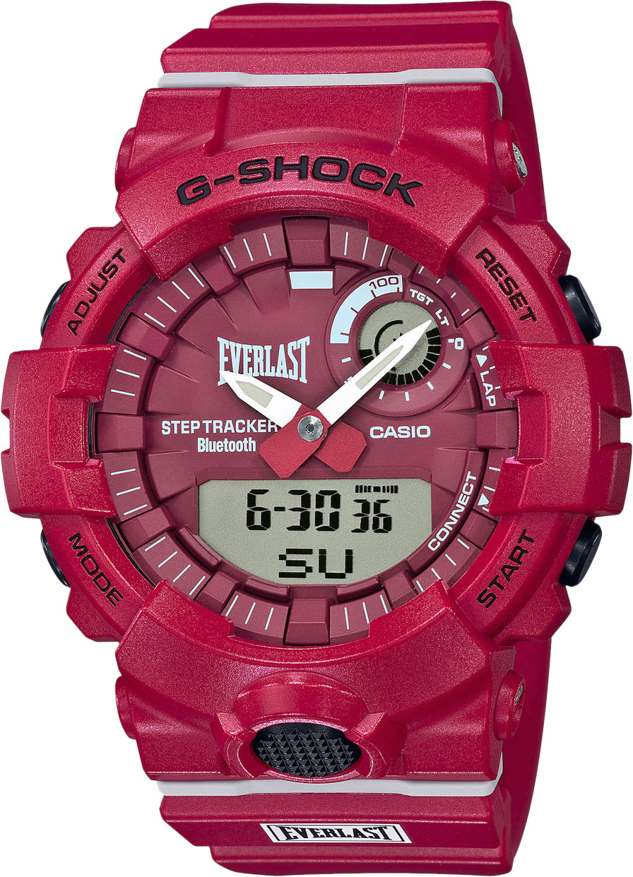 фото Японские спортивные наручные часы casio g-shock gba-800el-4aer с хронографом