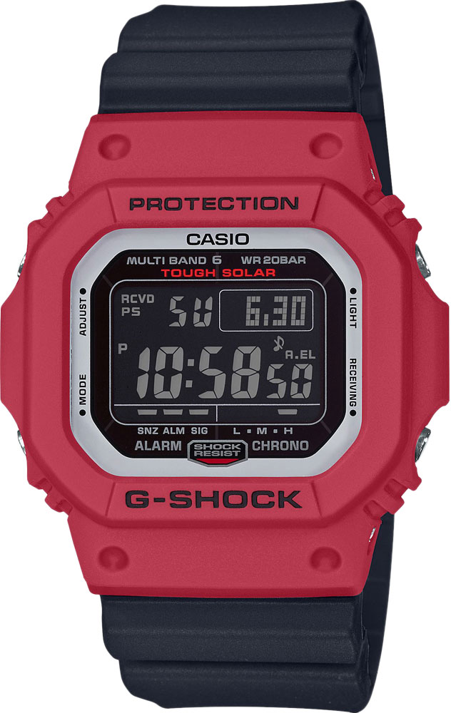 фото Японские наручные часы casio g-shock gw-m5610rb-4er с хронографом