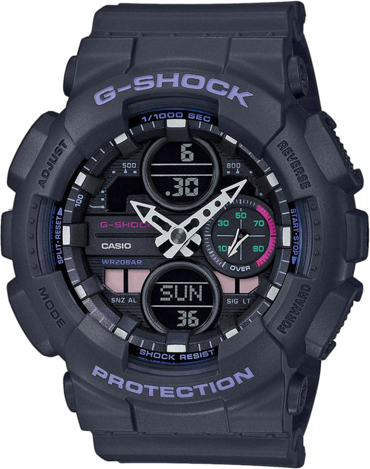 фото Японские наручные часы casio g-shock gma-s140-8aer с хронографом