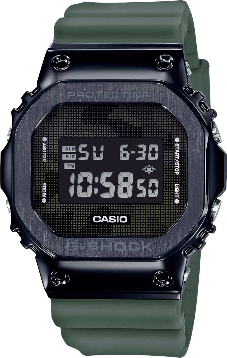 фото Японские наручные часы casio g-shock gm-5600b-3er с хронографом