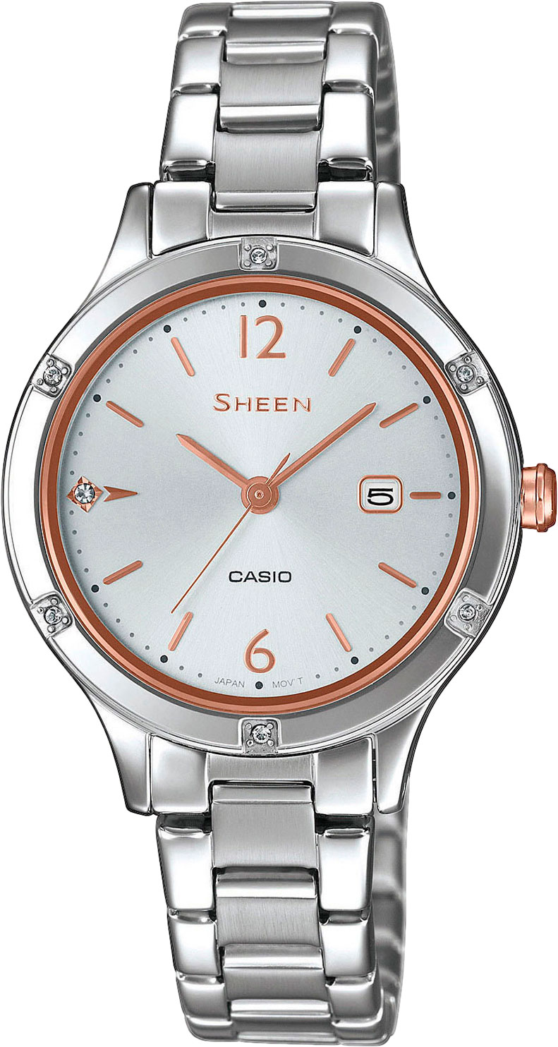 фото Наручные часы кварцевые женские casio she-4533d