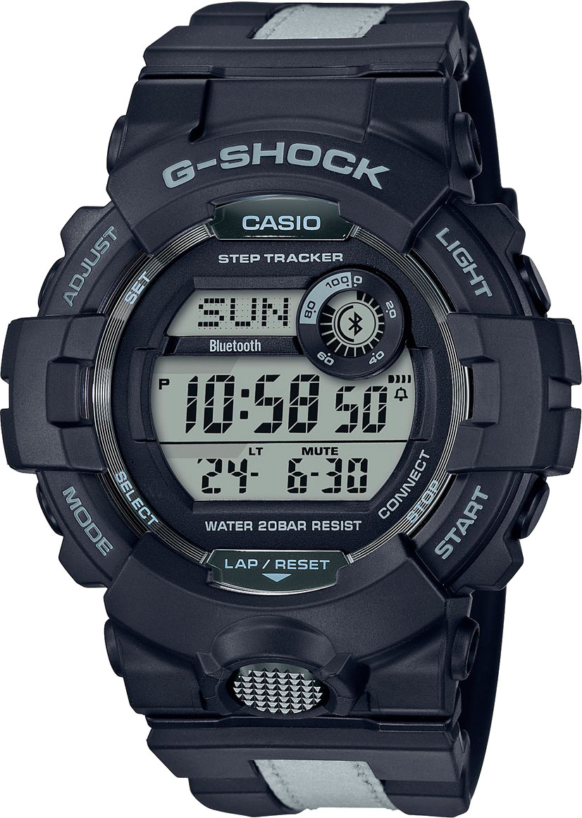 фото Японские спортивные наручные часы casio g-shock gbd-800lu-1er с хронографом