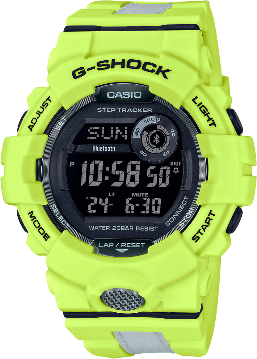 фото Японские спортивные наручные часы casio g-shock gbd-800lu-9er с хронографом