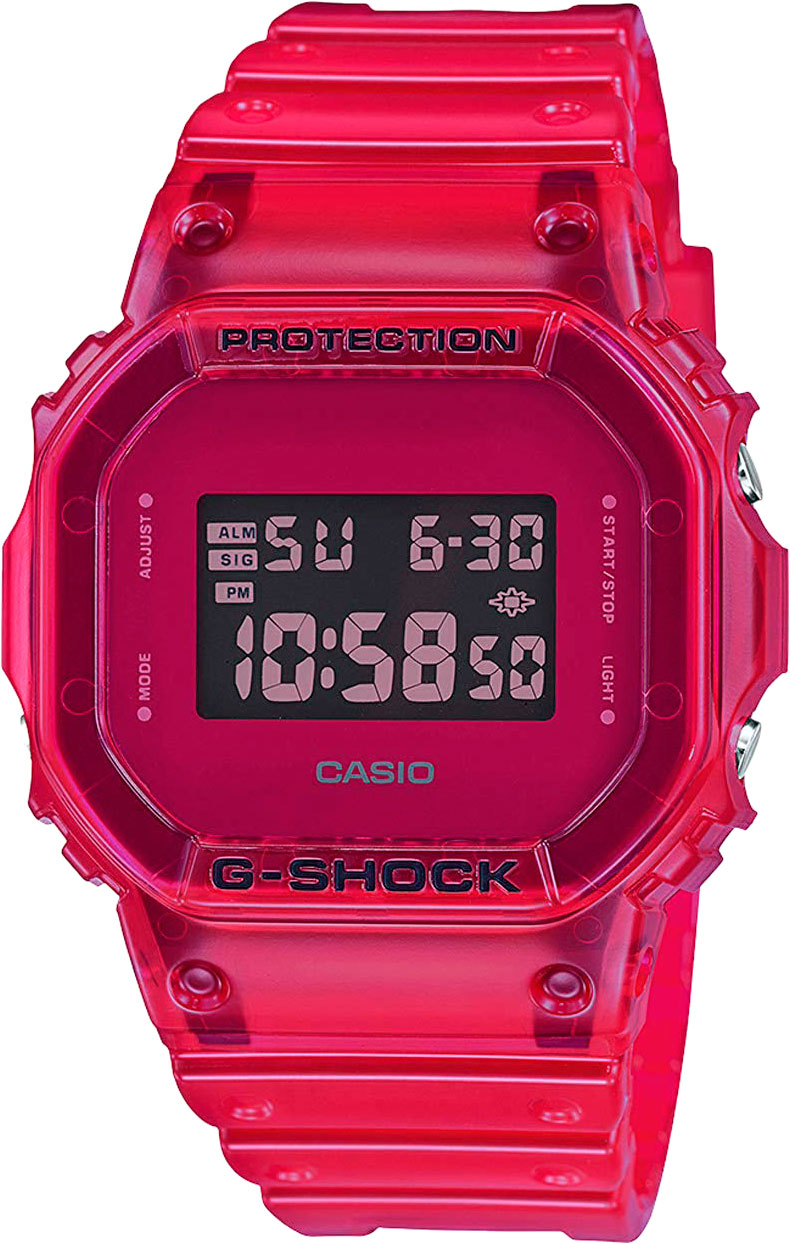 фото Японские наручные часы casio g-shock dw-5600sb-4er с хронографом