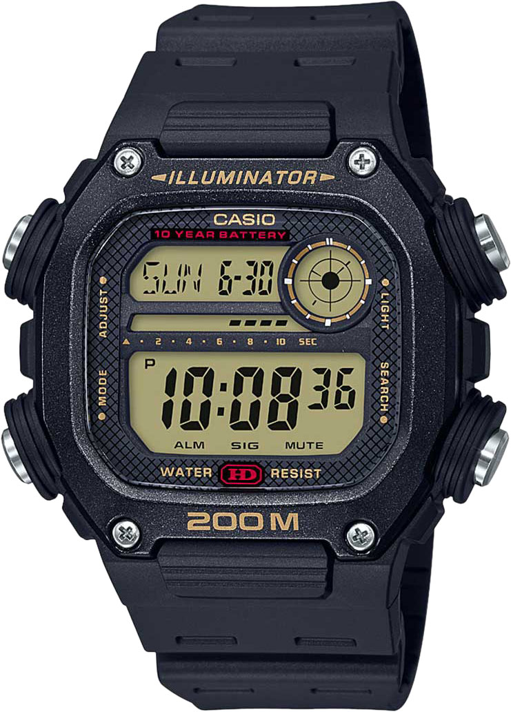 фото Наручные часы кварцевые мужские casio dw-291h