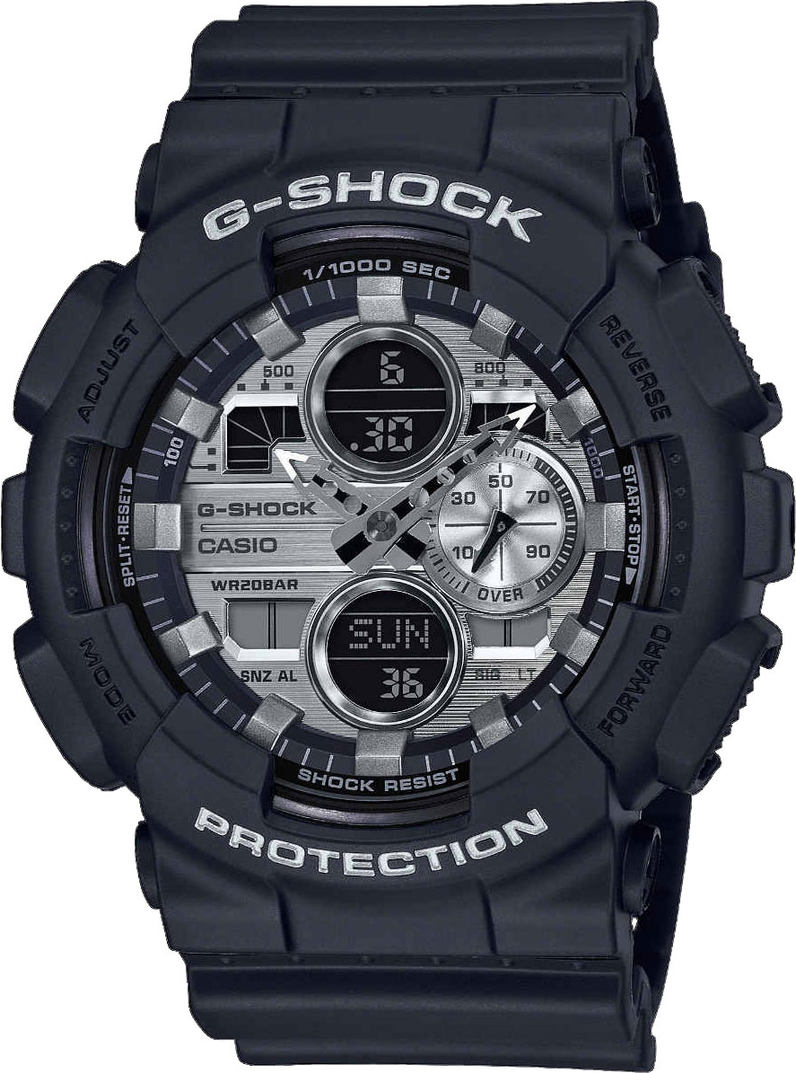 фото Японские наручные часы casio g-shock ga-140gm-1a1er с хронографом