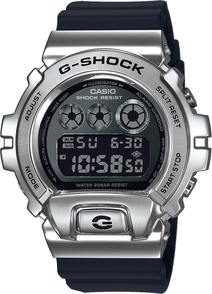 фото Японские наручные часы casio g-shock gm-6900-1er с хронографом