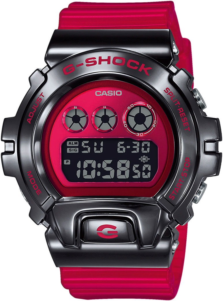 фото Японские наручные часы casio g-shock gm-6900b-4er с хронографом