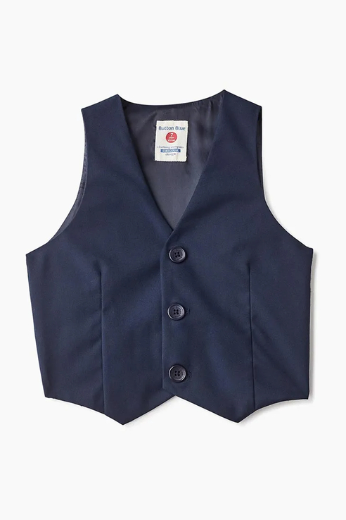 фото Жилет для мальчика button blue, цв.синий, р-р 158