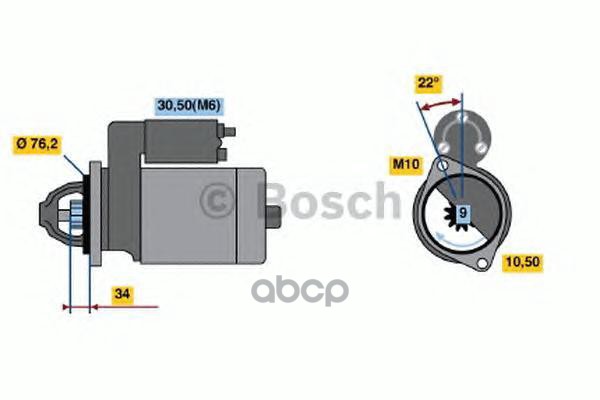 

Стартер BOSCH 0001115022