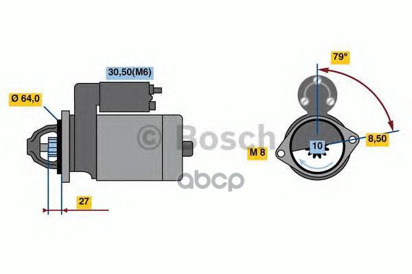 

Стартер BOSCH 0001138011