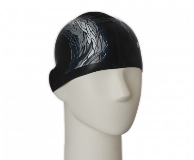 Шапочка для плавания Saeko Csp2 Swimcap Surfing черная
