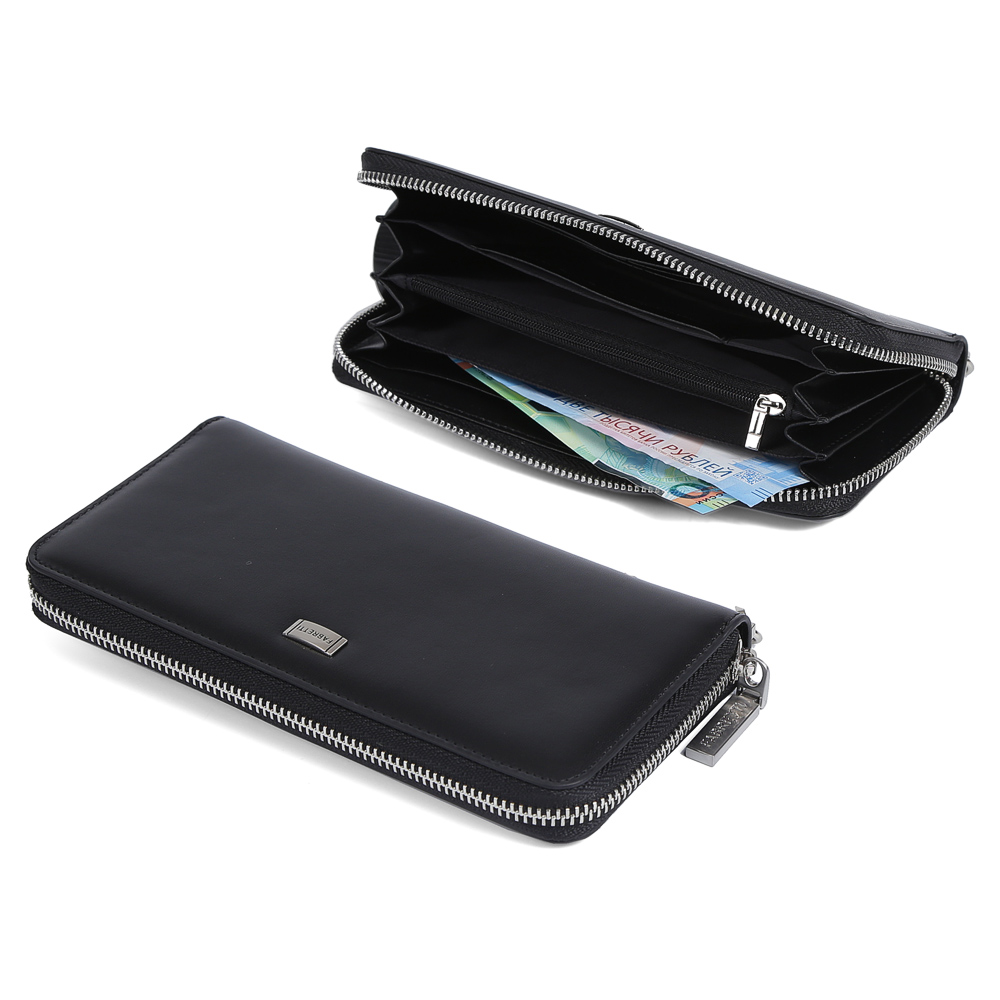 

Кошелек женский FABRETTI 77006N черный, 77006N
