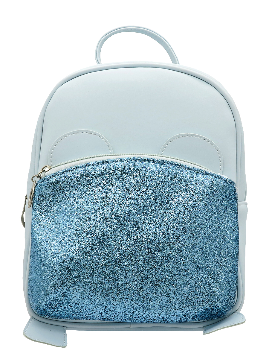 Рюкзак детский МихиМихи Mouse с блестками голубой M