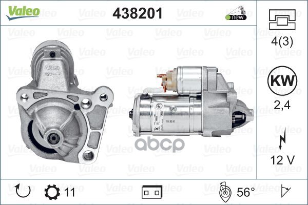 

Стартер VALEO 438201