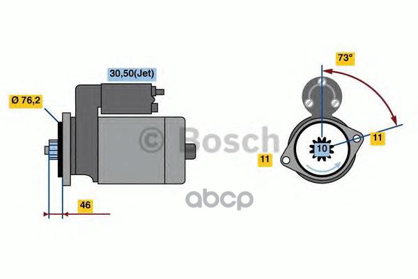 

Стартер BOSCH 0001121412