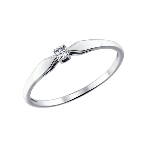 

Кольцо из золота р.  SOKOLOV Diamonds 1011363, бриллиант, 1011363