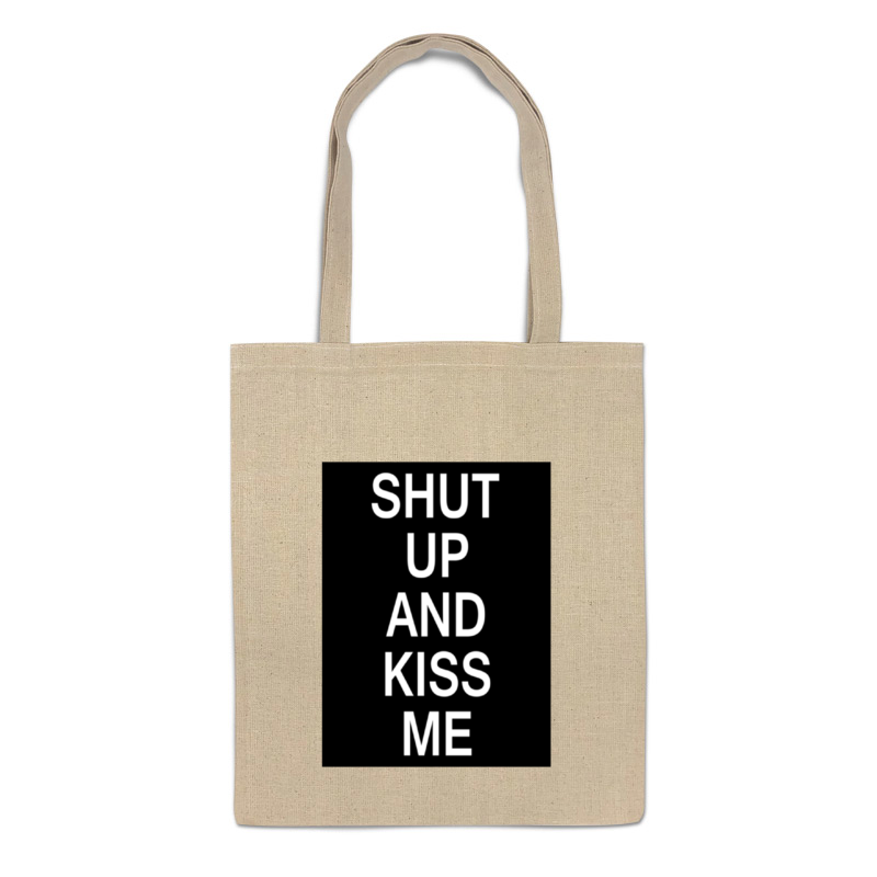 фото Сумка-шоппер printio shut up and kiss me