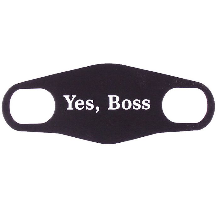 

Маска для лица OFF-LIMITS с принтом Yes, Boss, Неопрен