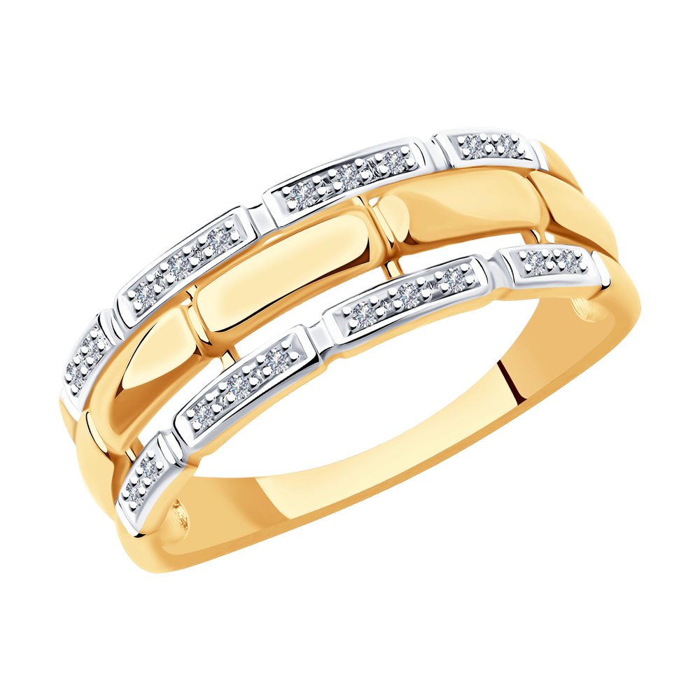 

Кольцо из желтого золота с бриллиантом р. 18 SOKOLOV Diamonds 1011958, 1011958