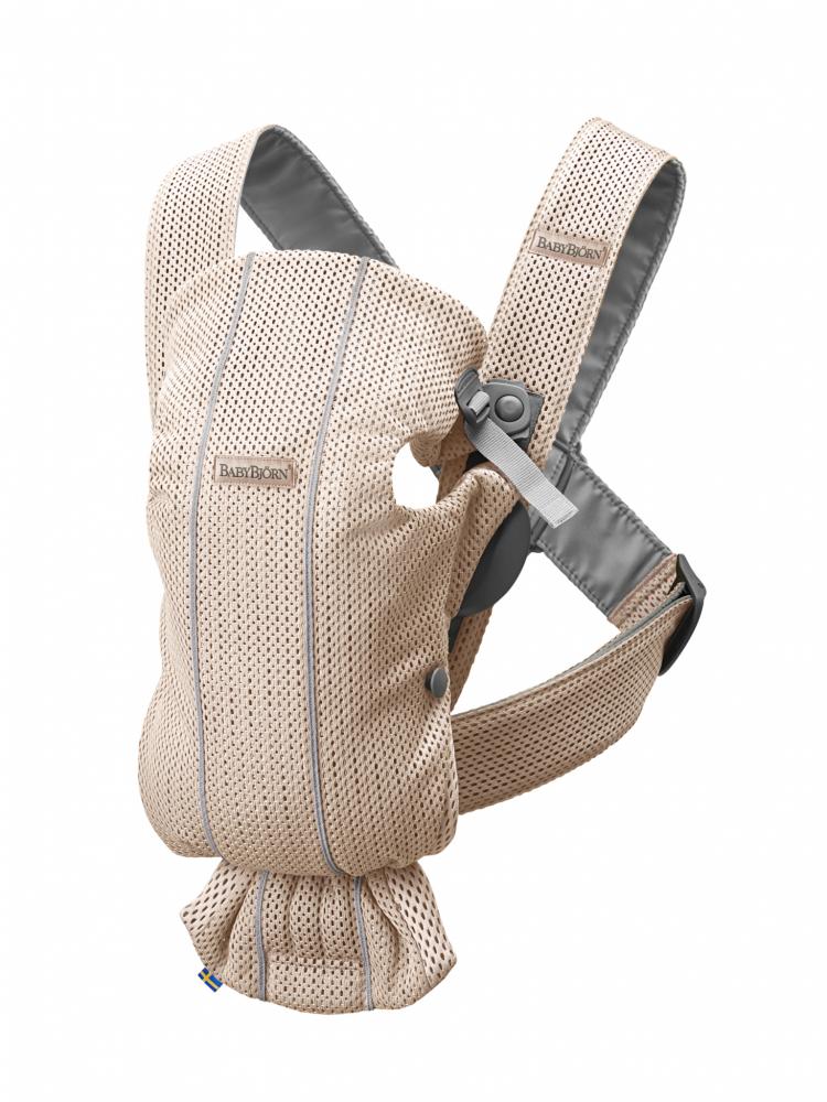 фото Рюкзак для переноски babybjorn mini mesh жемчужно-розовый babybjörn