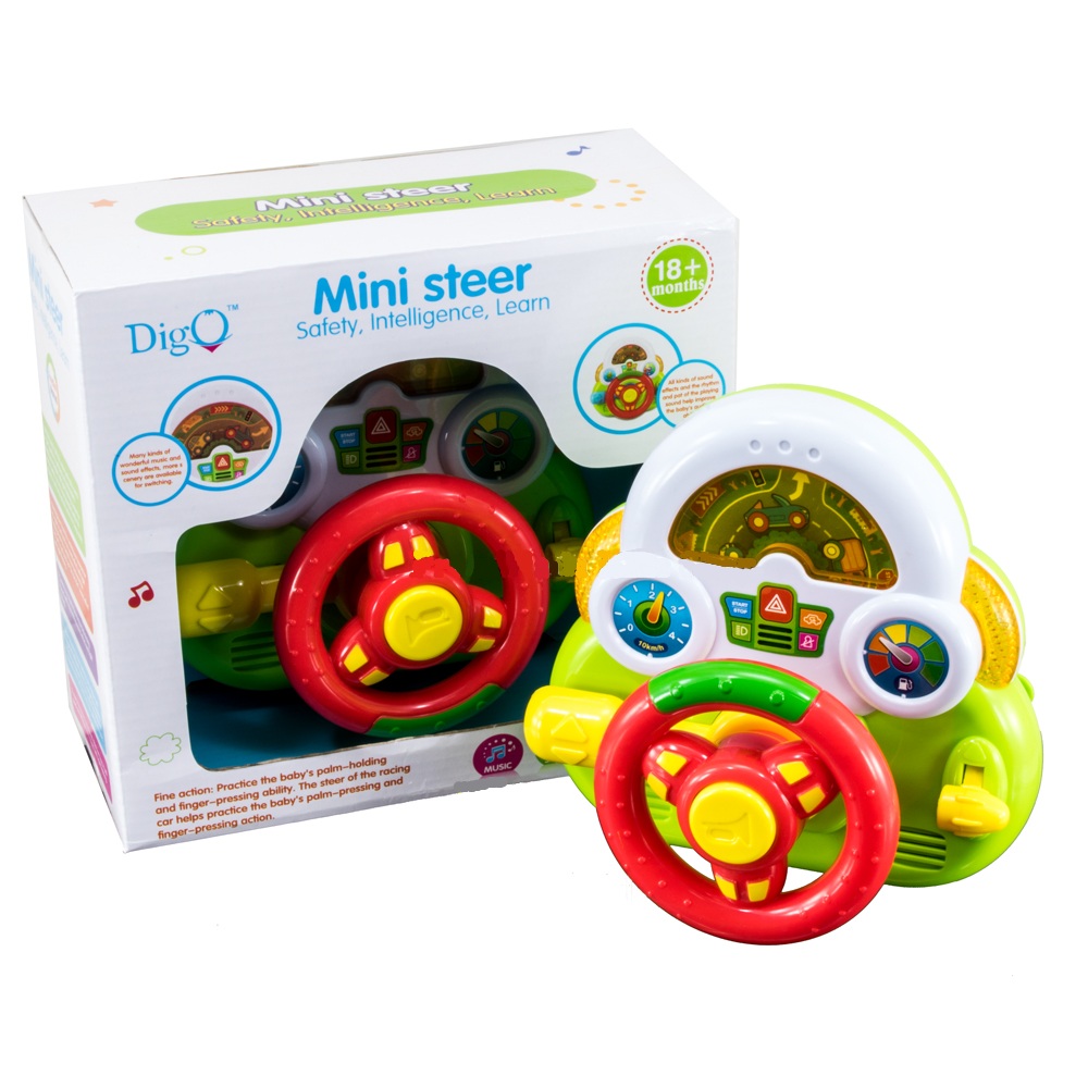 

Игрушка для малышей Shantou Gepai Мини руль со световыми и звуковыми эффектами