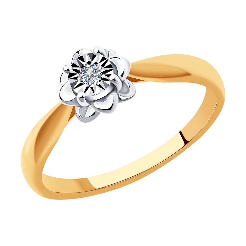 

Кольцо помолвочное из золота с бриллиантом р. 17 SOKOLOV Diamonds 1011984, 1011984