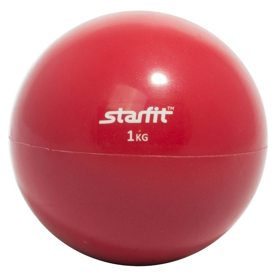 Медицинбол StarFit GB-703, красный, 1 кг