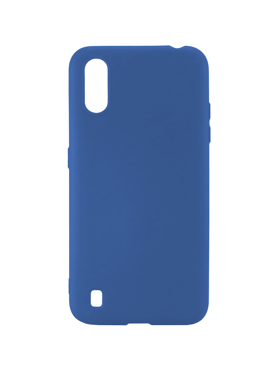 фото Чехол zibelino soft matte для samsung galaxy a01 (a015) blue