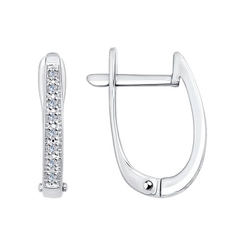 

Серьги женские из золота SOKOLOV 1020972, бриллиант, 1020972