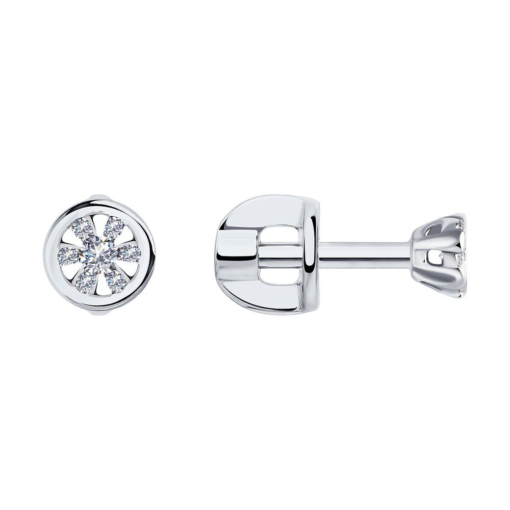 

Серьги женские из золота SOKOLOV 1020994, бриллиант, 1020994