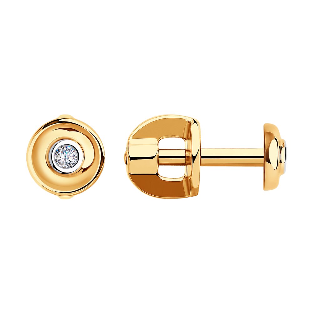 

Серьги женские из золота SOKOLOV 1021047, бриллиант, 1021047