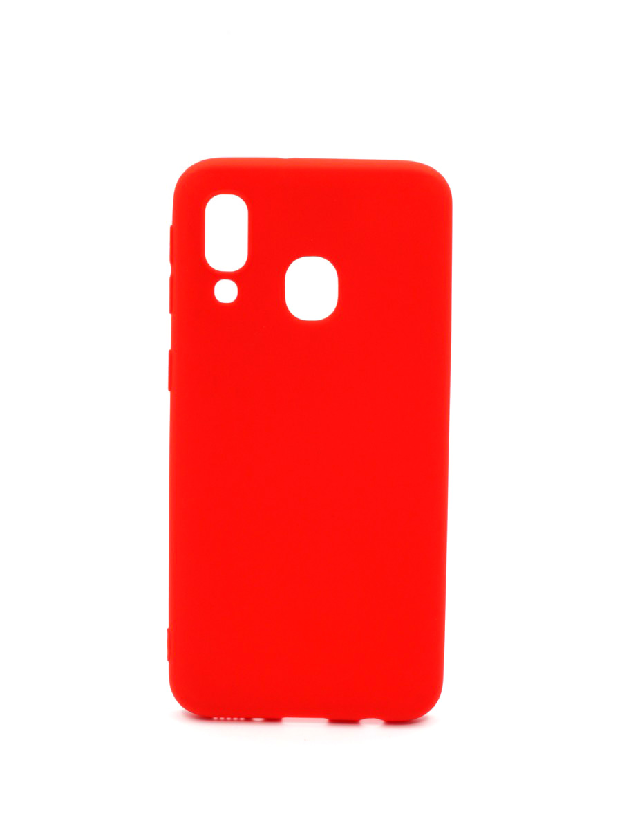 фото Чехол zibelino soft matte для samsung galaxy a40 (a405) red