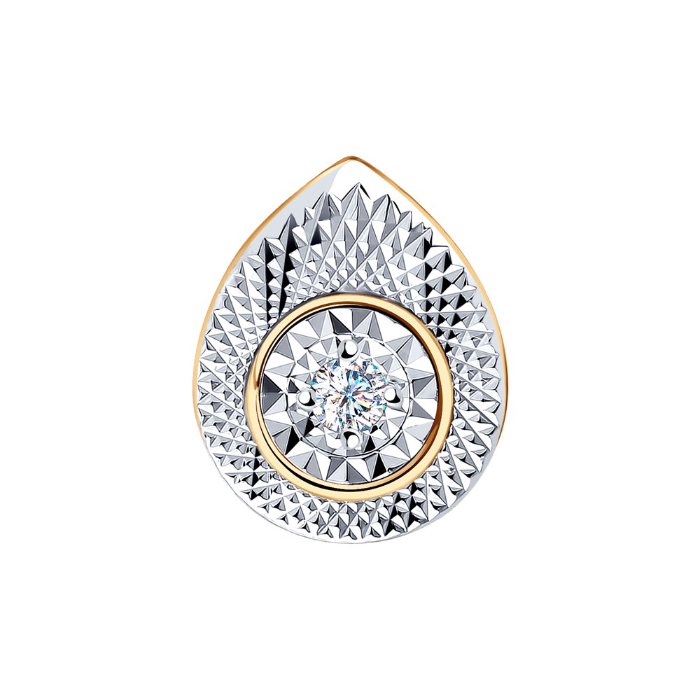 

Бегунок из желтого золота SOKOLOV Diamonds 1030760, бриллиант, 1030760
