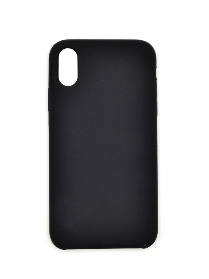 фото Чехол silicone case для iphone x black innovation