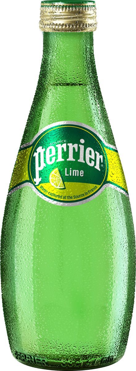 Напиток безалкогольный Perrier сильногазированный лайм 0.33 л