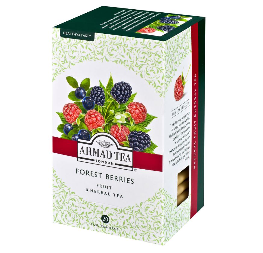 Чай Ahmad Tea Forest Berries травяной лесная ягода, 20 пакетиков по 2 г