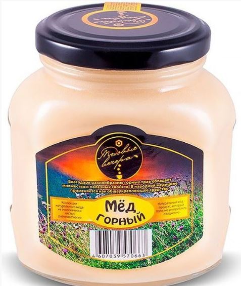 

Мед Медовые вечера горный 500 г